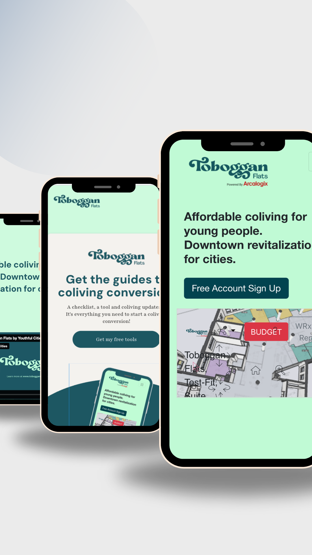Toboggan Flats affordable housing coliving conversions
